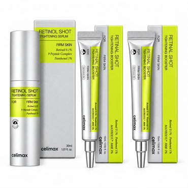 Coffret Trio Celimax : 2 Retinal Shot Booster + 1 Retinol Serum